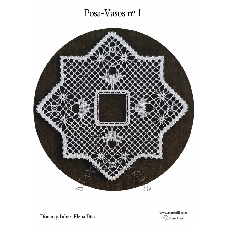 Patrón Posa-Vasos 1