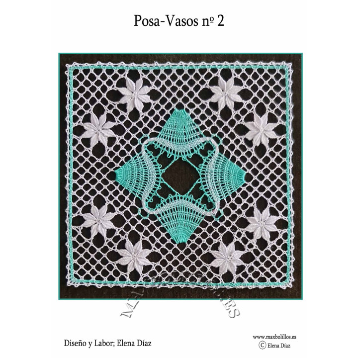 Patrón Posa-Vasos 1