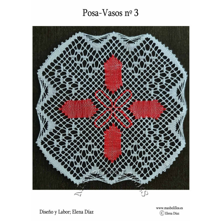 Patrón Posa-Vasos 1