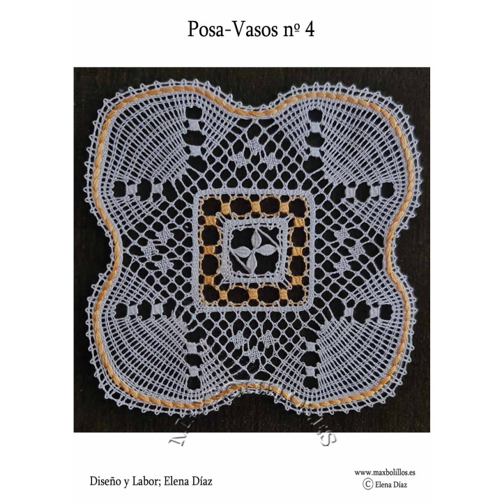 Patrón Posa-Vasos 1