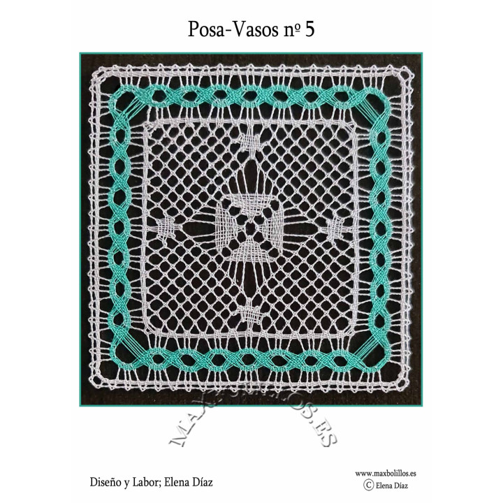 Patrón Posa-Vasos 1