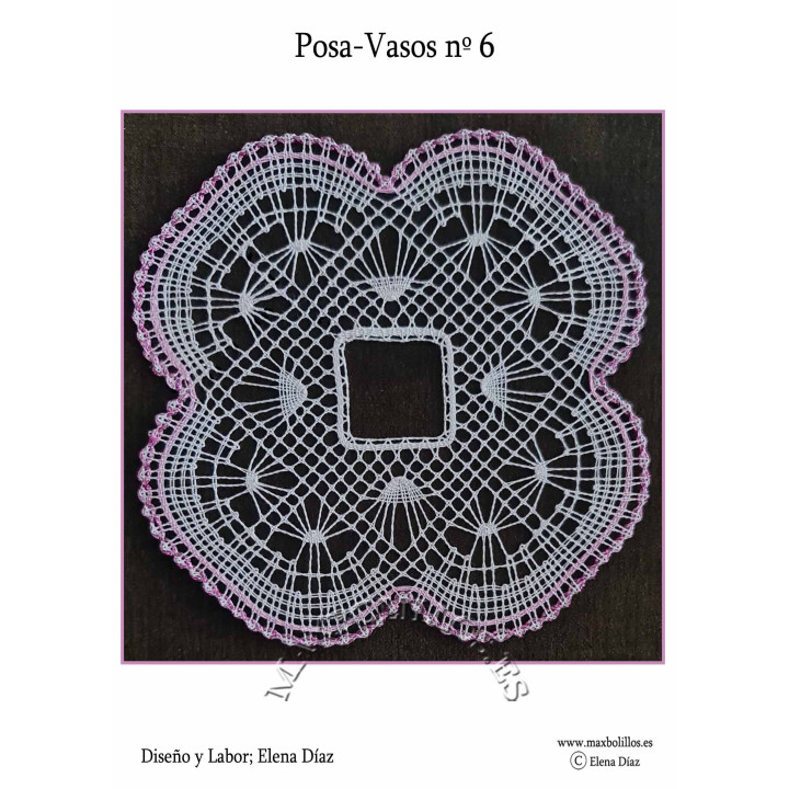 Patrón Posa-Vasos 1