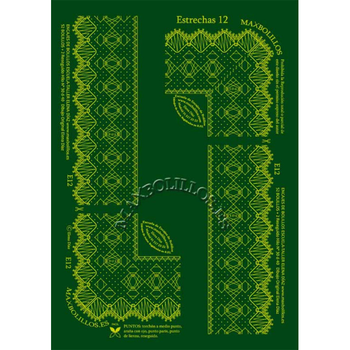 Patrón Estrecha 12