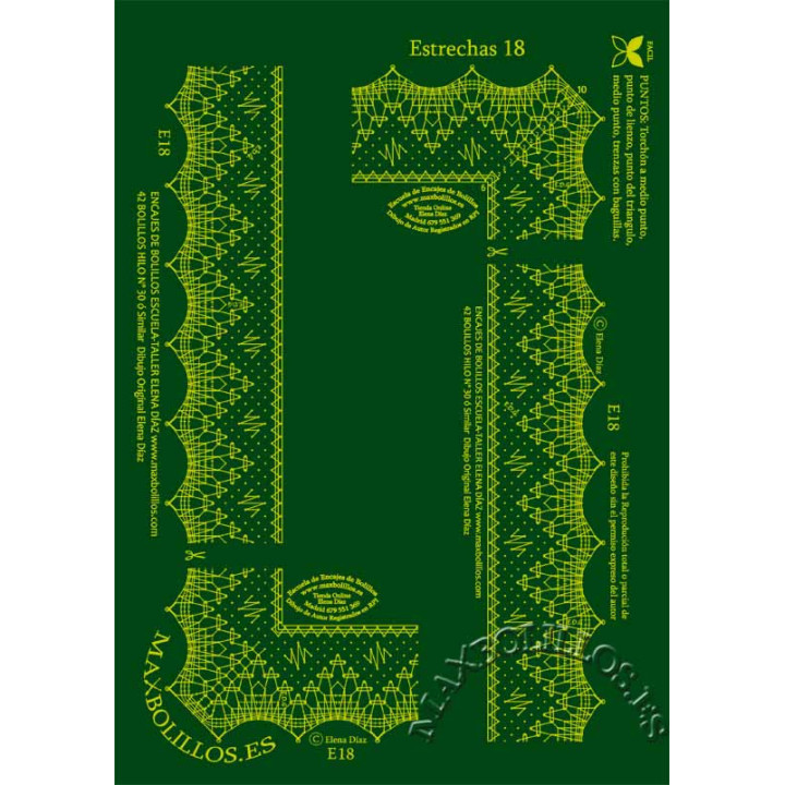 Patrón Estrecha 18