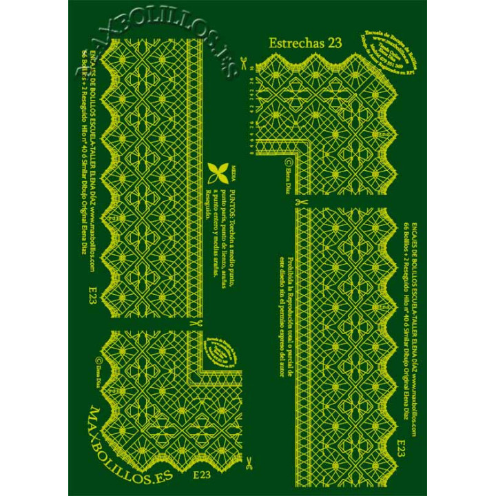 Patrón Estrecha 23