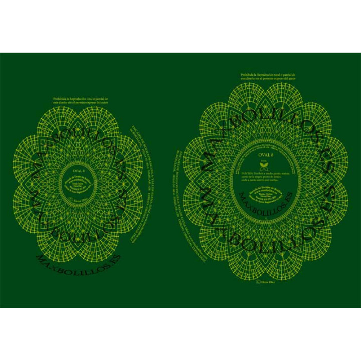 Patrón Oval 8
