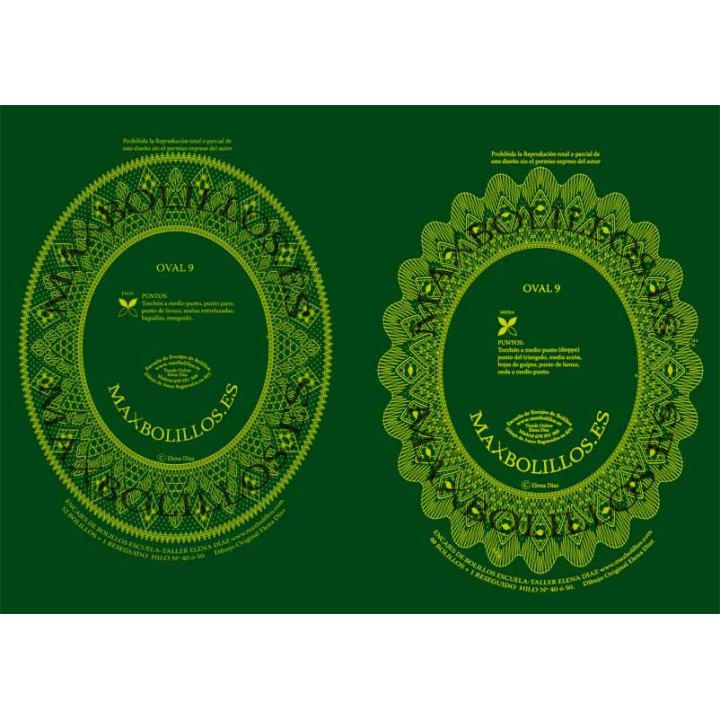 Patrón Oval 9