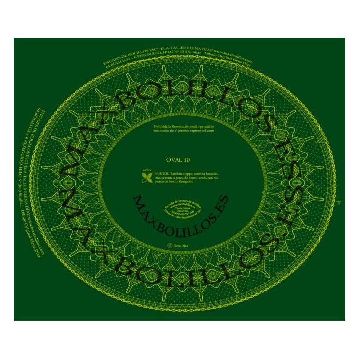 Patrón Oval 10
