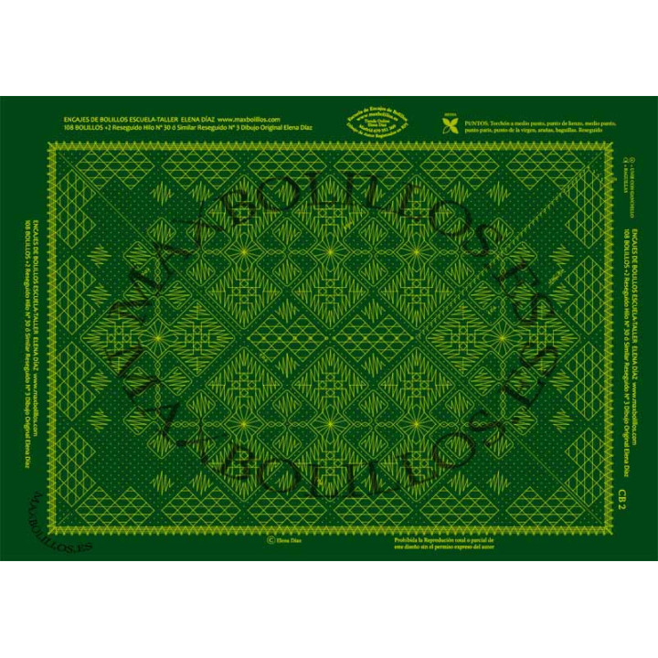 Patrón Cubre bandeja 2