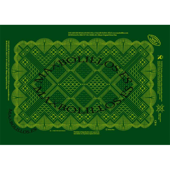 Patrón Cubre bandeja 4