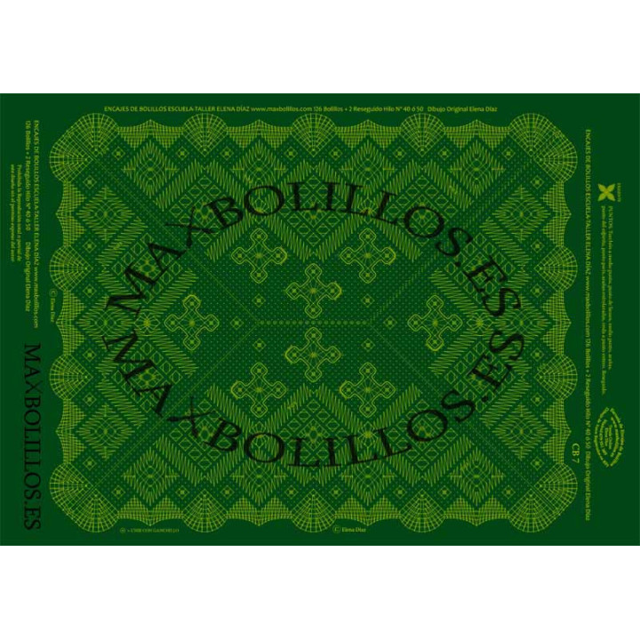 Patrón Cubre bandeja 7