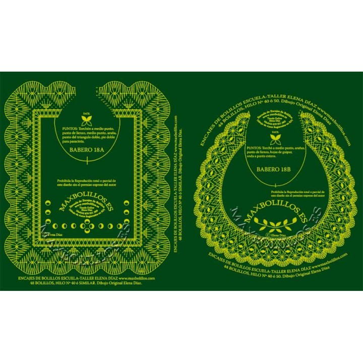 Patrón Babero 18