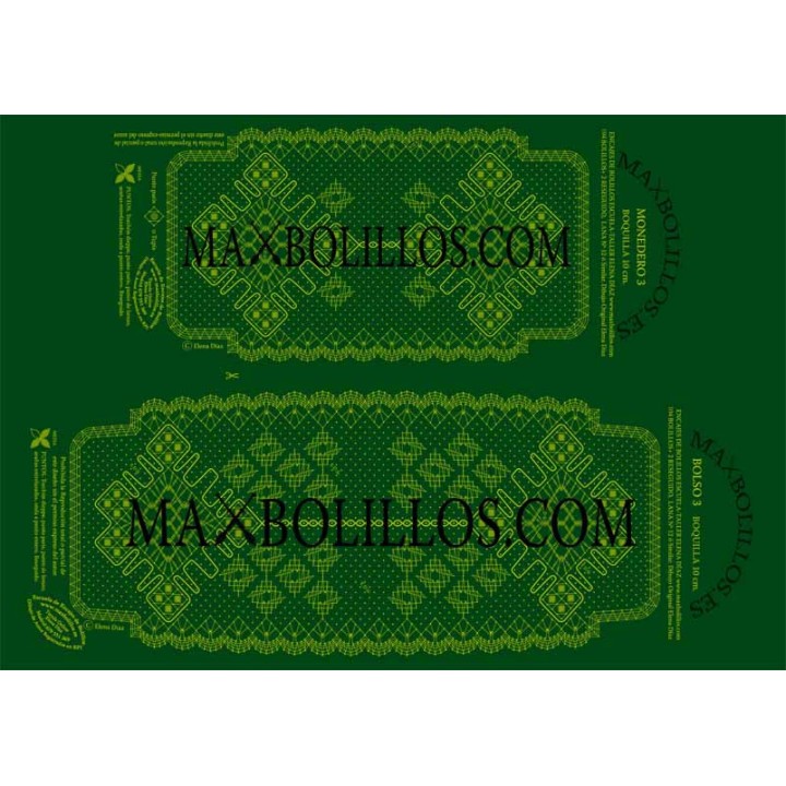 Patron Bolso y Monedero 3