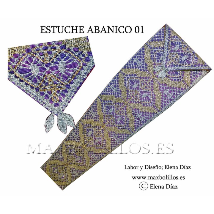 Patron Estuche Abanico 1
