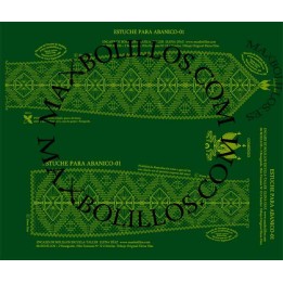 Patron Estuche Abanico 1