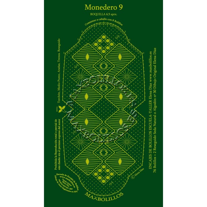 Patrón Monedero 9