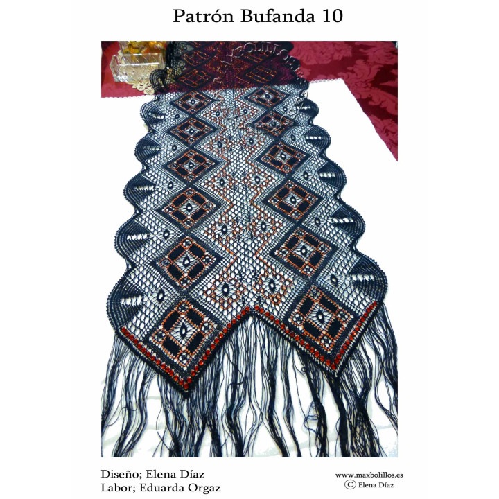 Patrón Bufanda 10