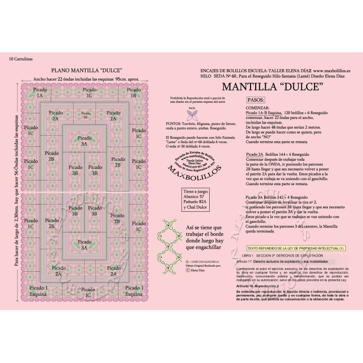 Patron Mantilla Dulce