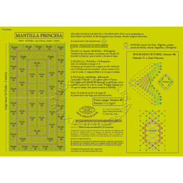 Patron Mantilla Princesa
