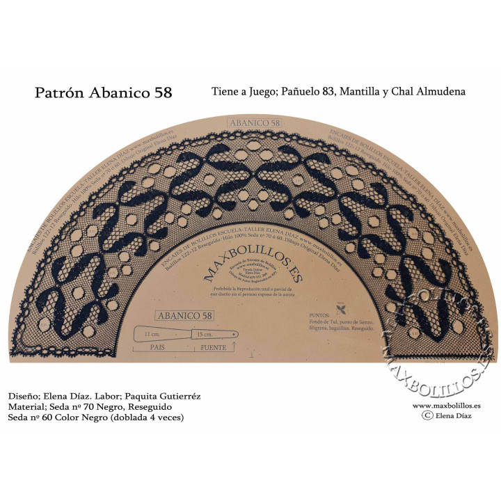 Patron Mantilla Almudena