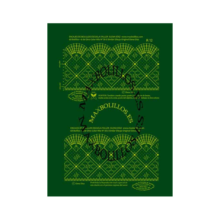 Patron Rectas 12