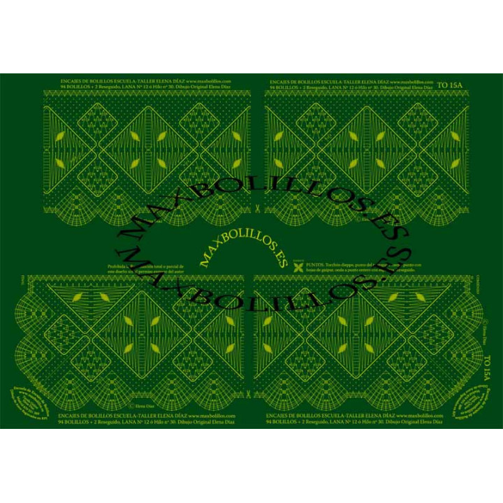 Patron Toallas Cortinas 15A