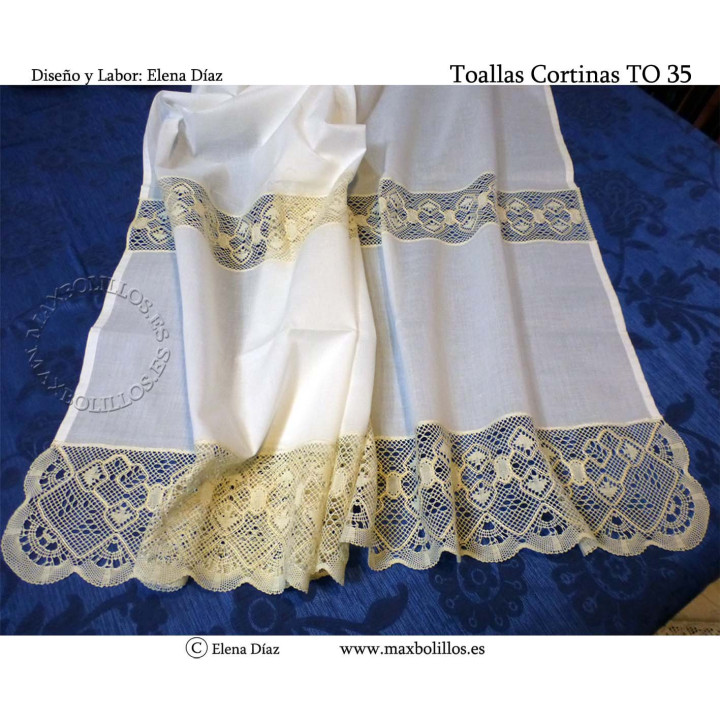 Patrón Toallas Cortinas 35A
