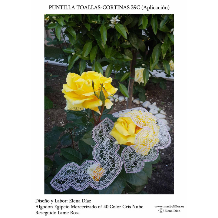 Patrón Toallas Cortinas 39A