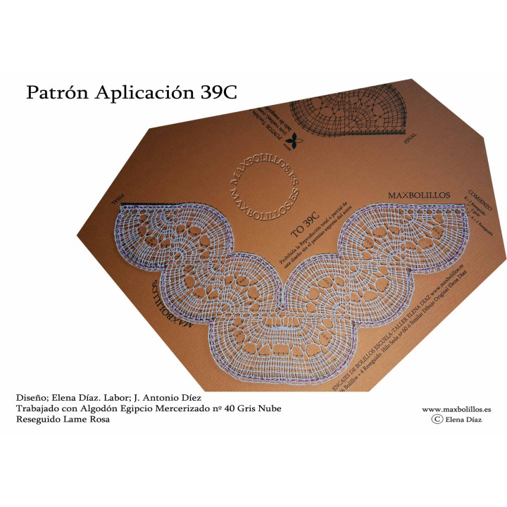 Patron Toallas Cortinas 39B Entredós
