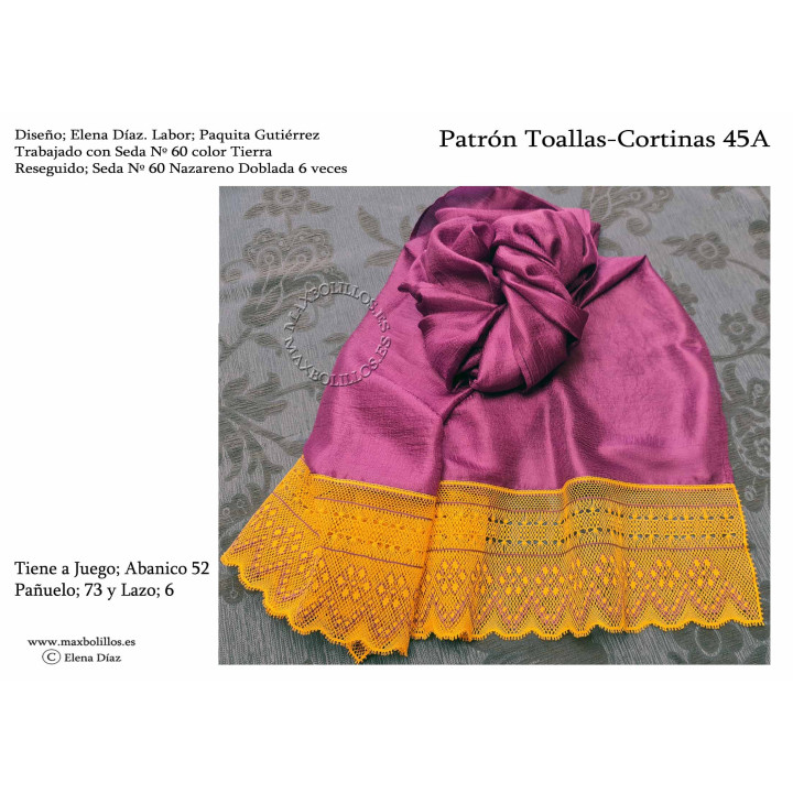 Patron Toallas Cortinas 45B Entredós