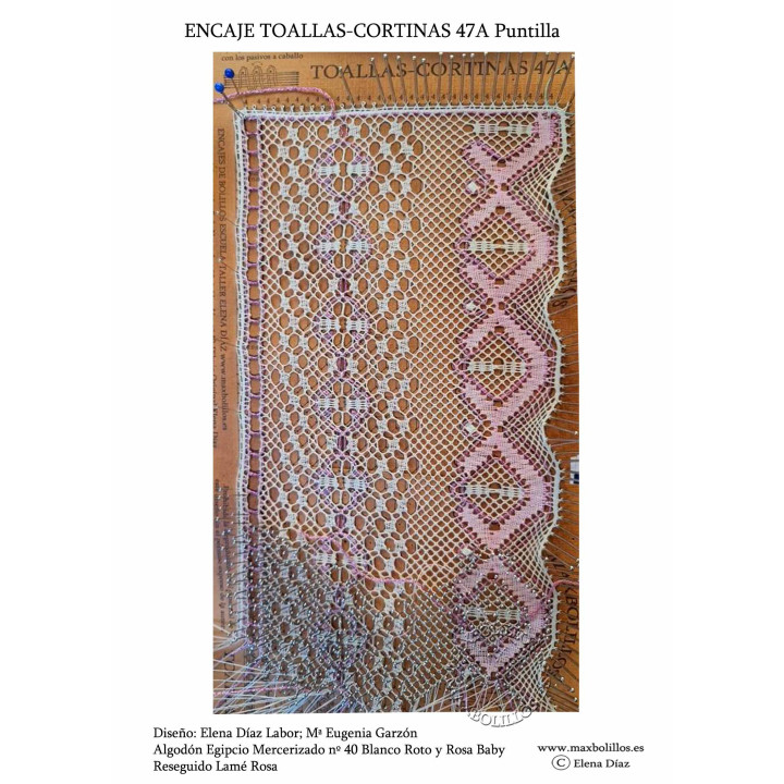 Patron Toallas Cortinas 47B Entredós