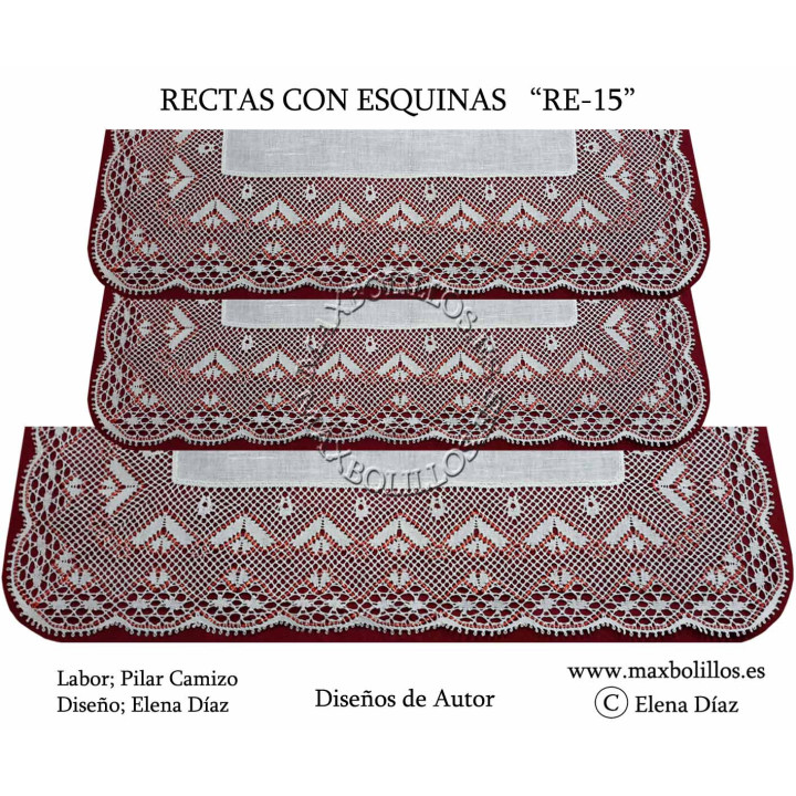 Patrón Rectas con Esquinas 15