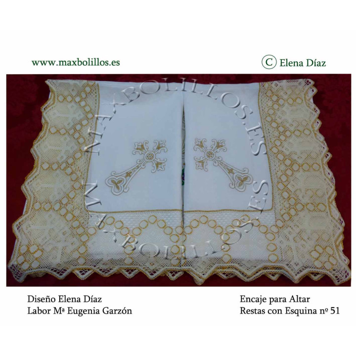 Patrón Rectas con Esquinas 51A