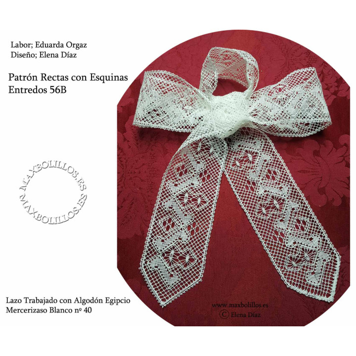 Patrón Rectas con Esquinas 56A