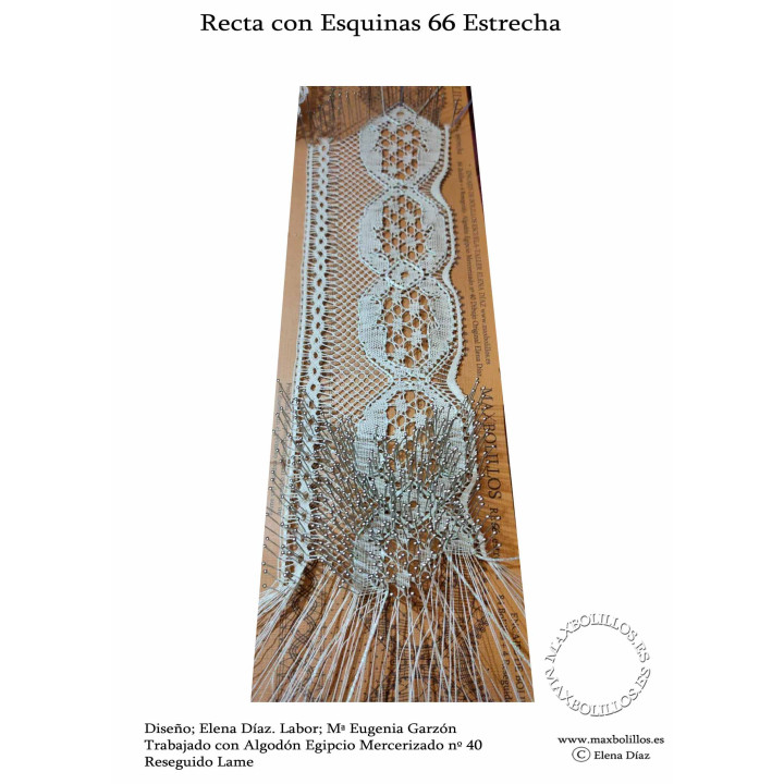 Patrón Rectas con Esquinas 66E