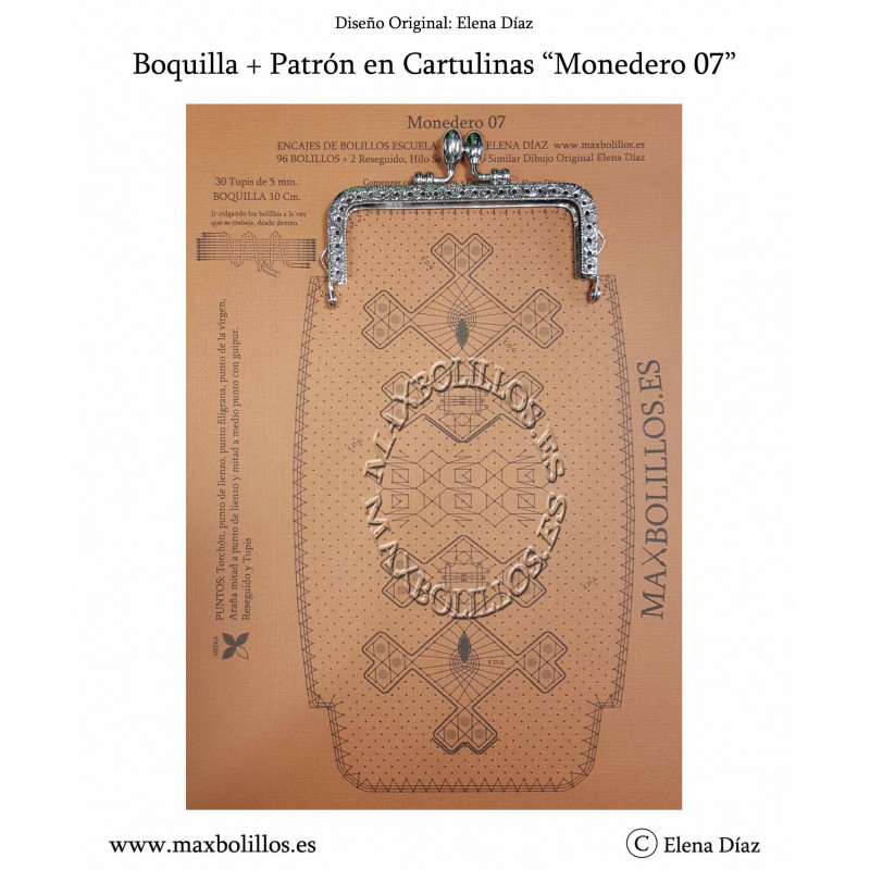 Patrón Monedero + Boquilla 7