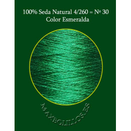 Seda Natural Esmeralda Nº30