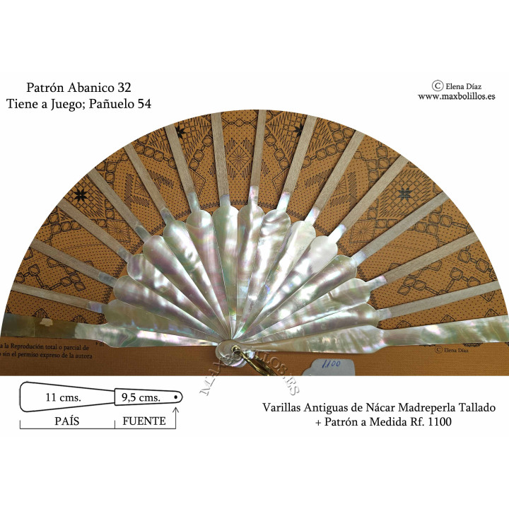 Varillas Antiguas 1100 Nácar Madreperla