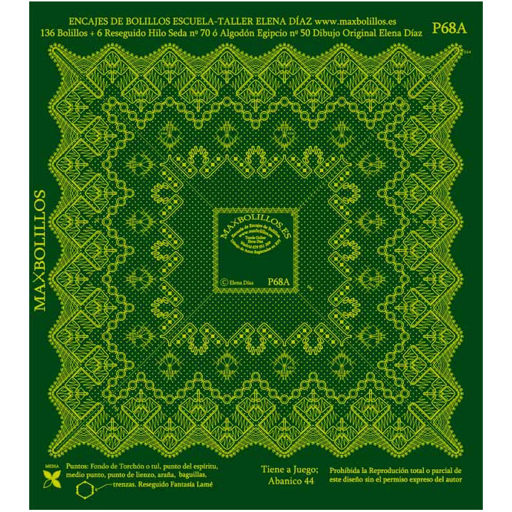 Patrón Pañuelo 68A