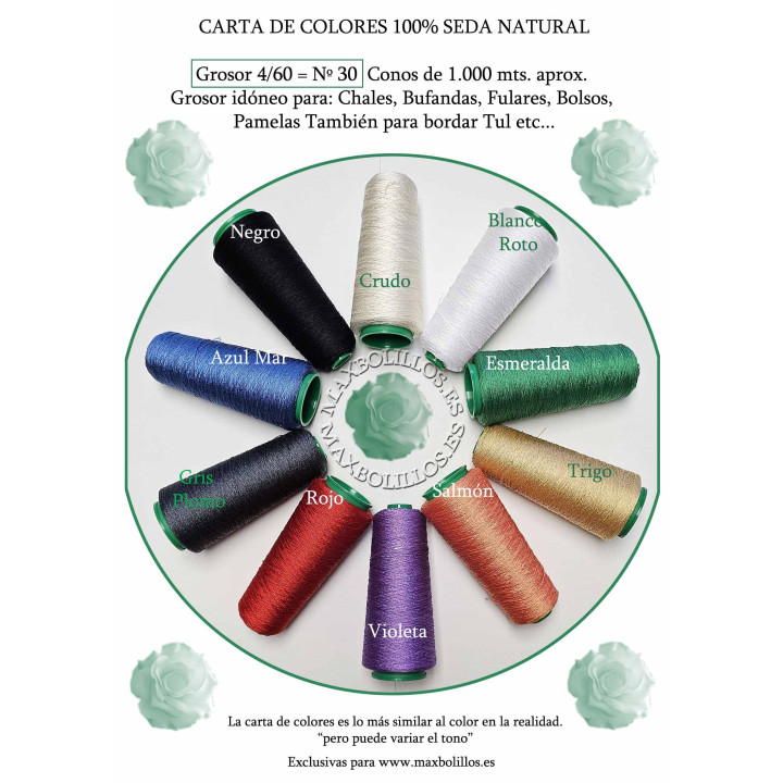Seda Natural Salmón Nº30