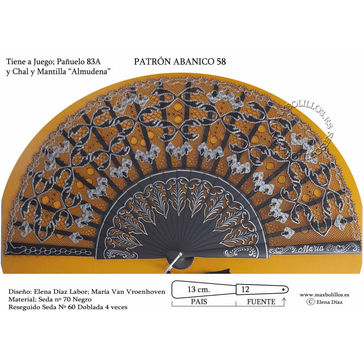 Patrón Abanico 58A