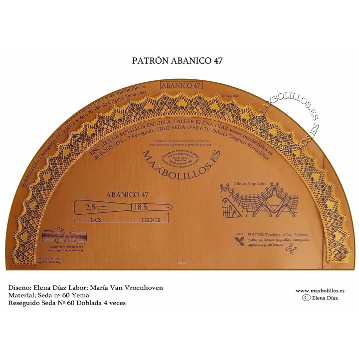 Patrón Abanico 47