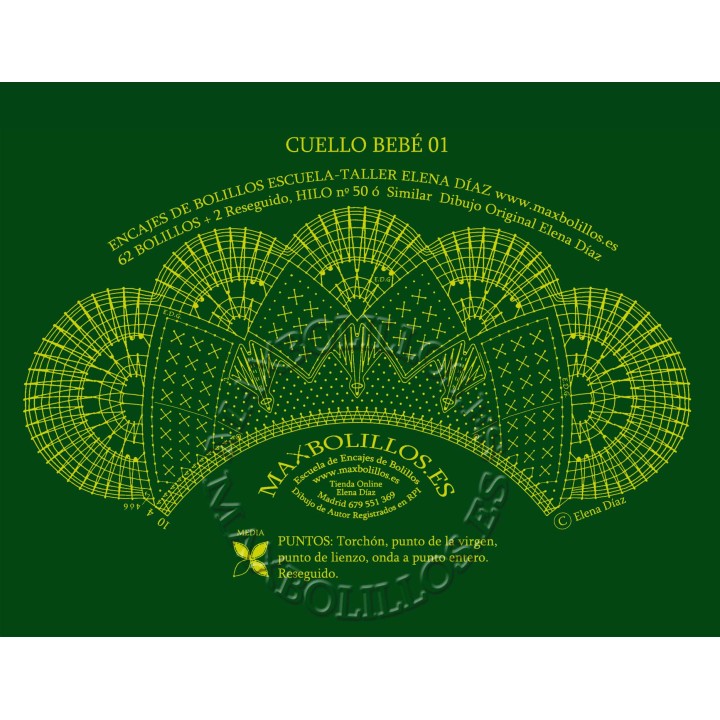 Patrón Cuello Bebé 01
