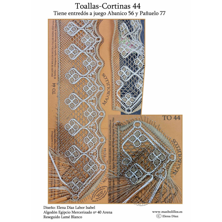Patrón Toallas Cortinas 44