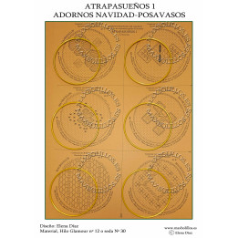 Patrón Atrapasueños 1 + Aros