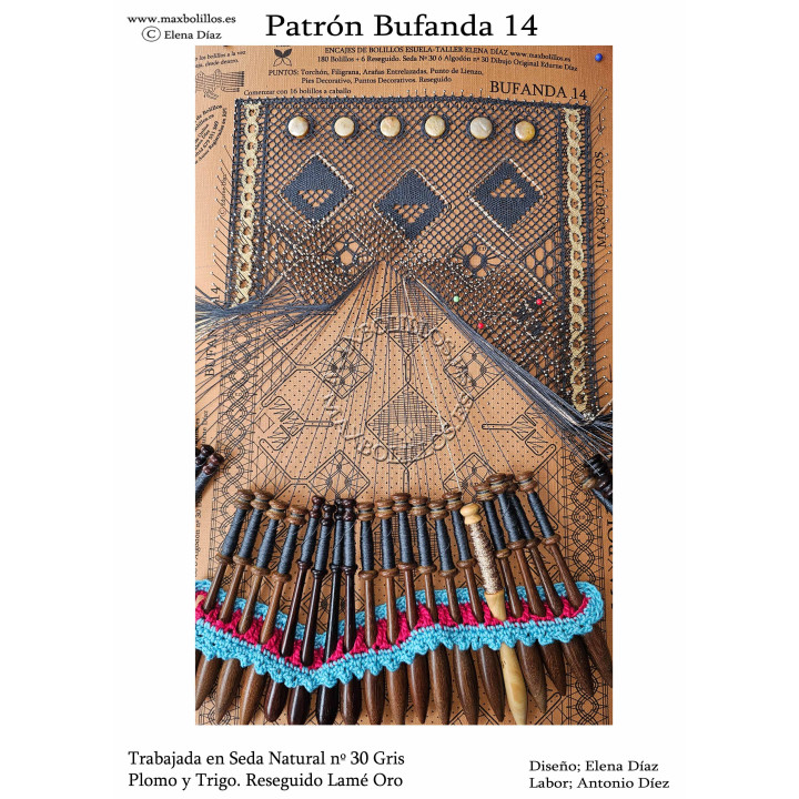 Patrón Bufanda 14