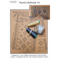Patrón+Hilos Bufanda 14