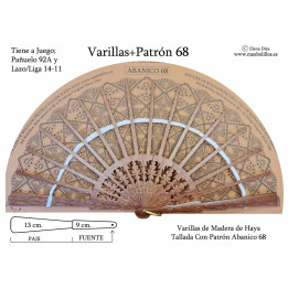 Varillas+Patrón 68 Haya