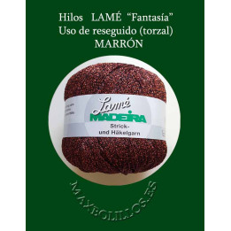 Lamé Fantasía Marrón