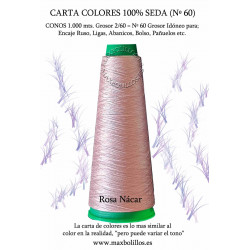 Seda Natural Nº60 Rosa Nácar